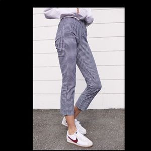 Brandy Melville Gingham Tilden Pants